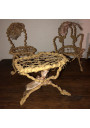 Old doll furniture | In wire and rope | For dollhouse