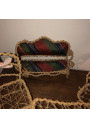 Old doll furniture | In wire and rope | For dollhouse