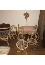 Old doll furniture | In wire and rope | For dollhouse