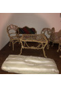 Old doll furniture | In wire and rope | For dollhouse