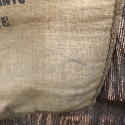 Ancien sac en toile de jute | Coopérative agricole sud-est | Farmhouse