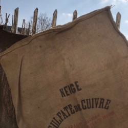 Old burlap bag |Coopérative agricole sud-est | Farmhouse