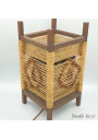 Lampe en corde vintage 60's - 70's