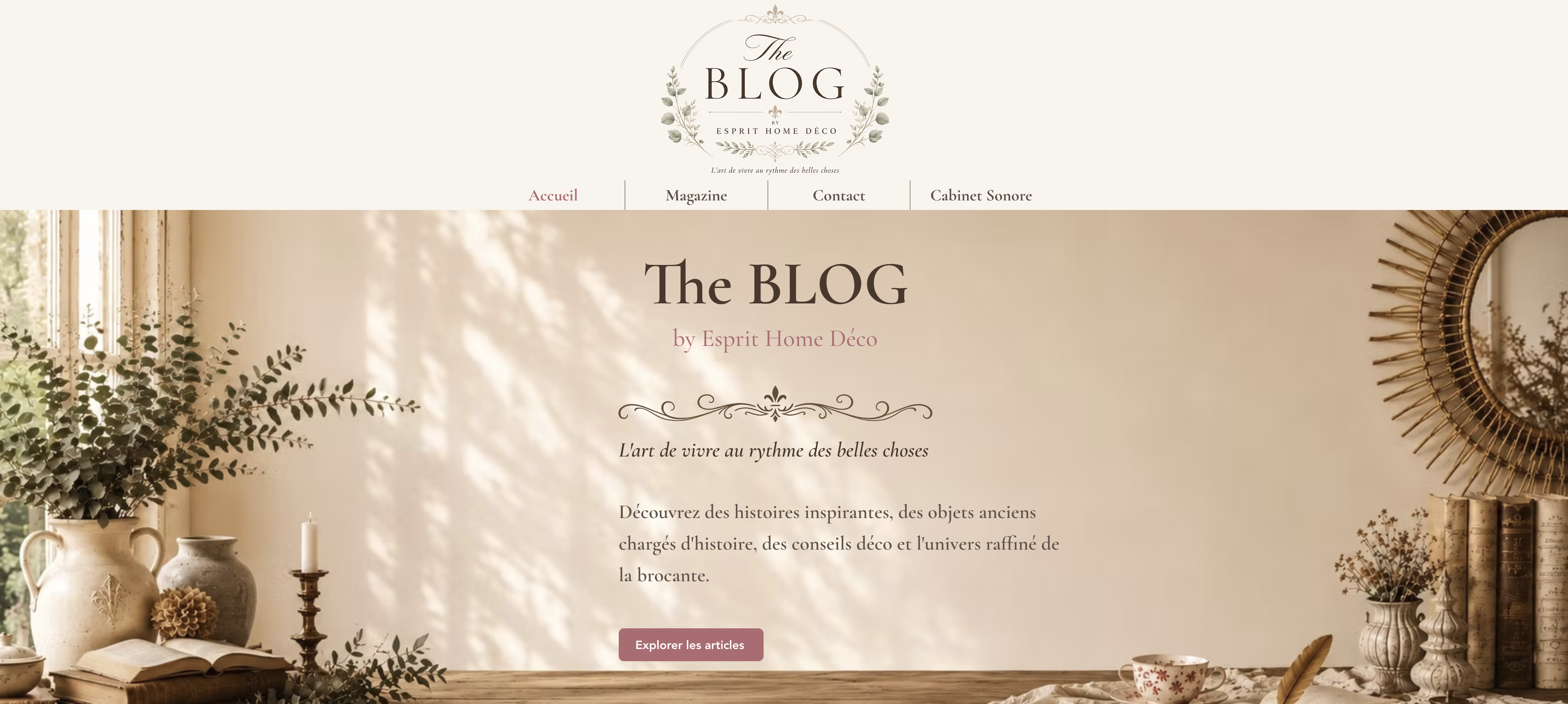 the BLOG by brocante Déco