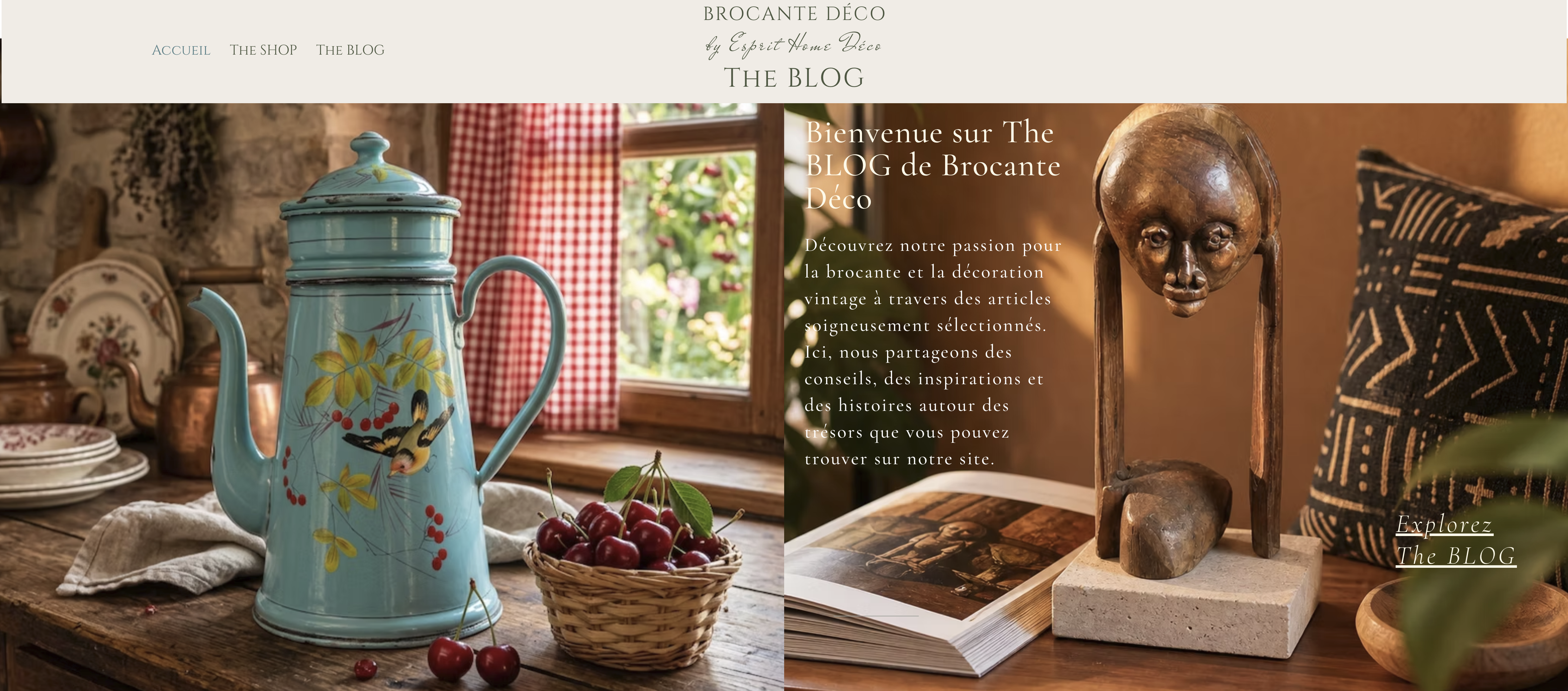 the BLOG by brocante Déco