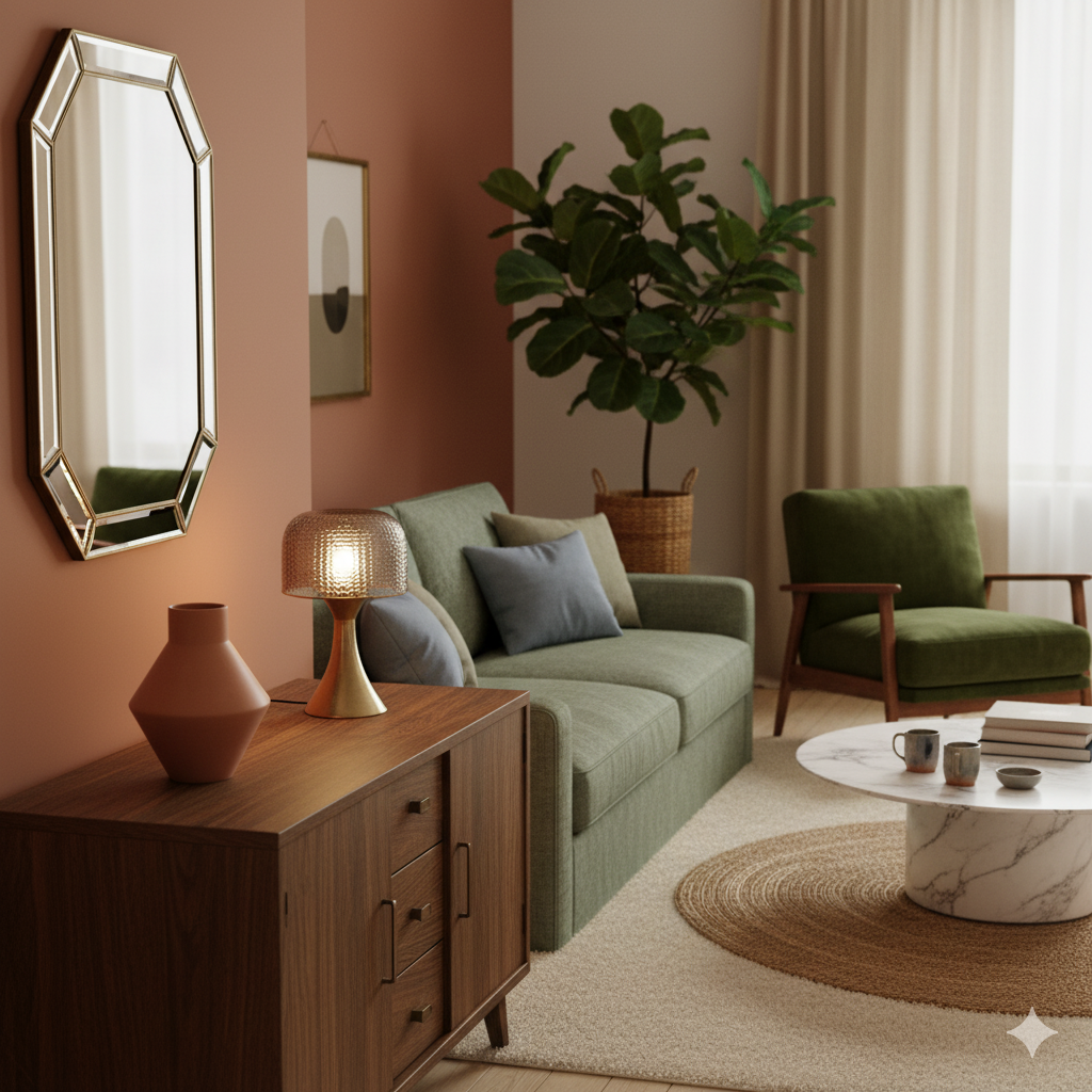 Tendances décoration intérieure 2025 : des influences vintage et naturelles